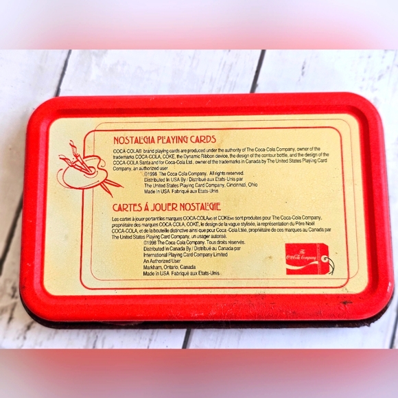 VINTAGE COCA COLA COKE LOT #4 Coasters, Playing cards in Tin, Mirrors, Puzzles - Picture 5 of 10